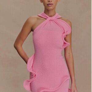 Meshki Caprice Halter Neck Dress